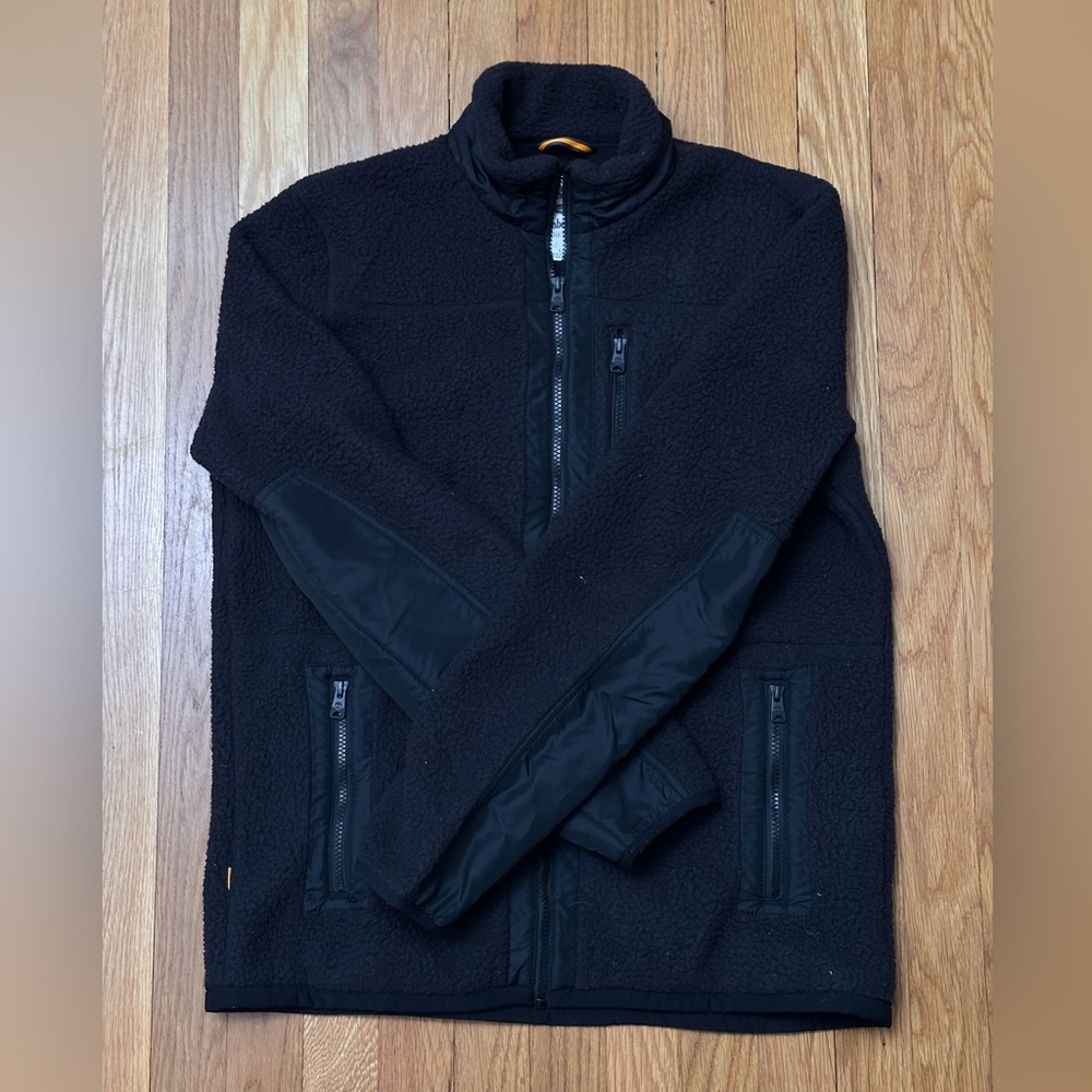 Timberland High-Pile Fleece Jacket - Black - Large